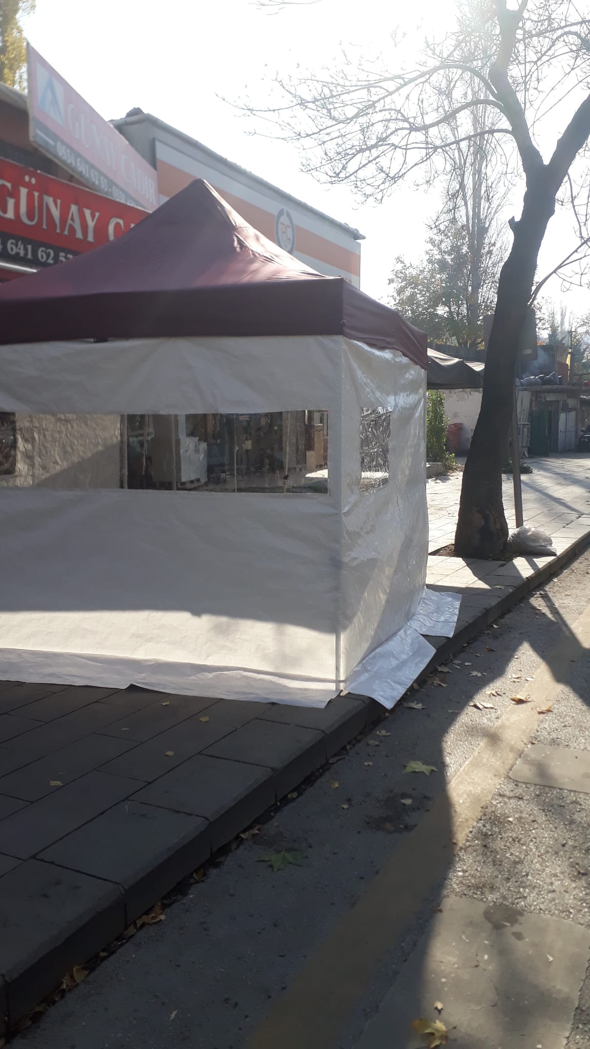 Fermuarlı Şeffaf Kamelya Kapama